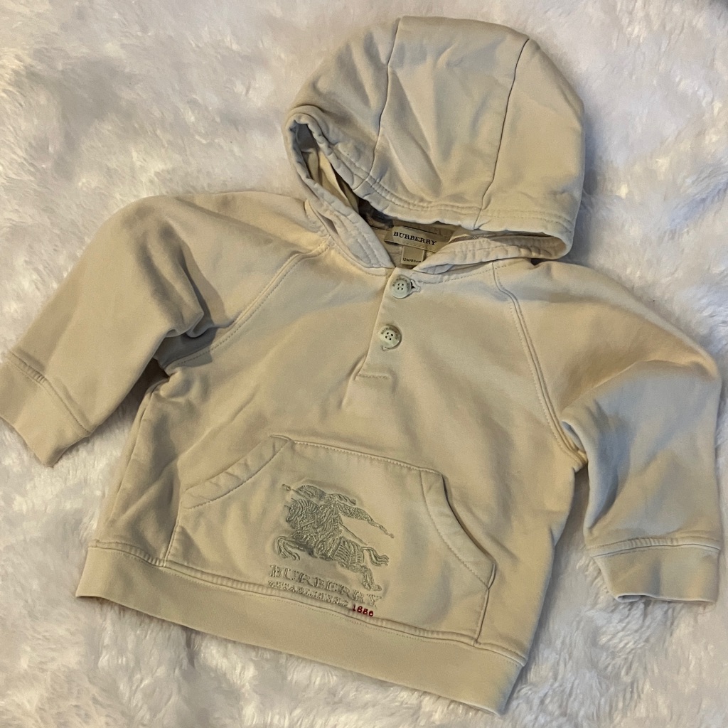 Burberry Cream Kids Hoodie